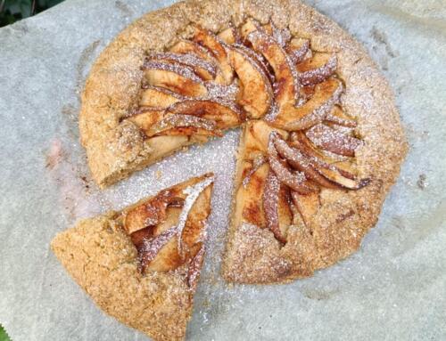 Almás galette ( glutén, tej, tojás, cukor, szójamentes, vegán )