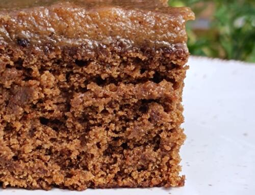 Diós – banános szelet ( glutén, tej, tojás, cukor, szójamentes, vegán )