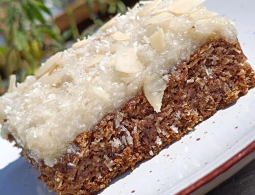 Kókuszos szelet ( glutén, tej, tojás, cukor, szójamentes, vegán )