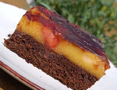 Epres – banános szelet ( glutén, tej, tojás, cukor, szójamentes, vegán )