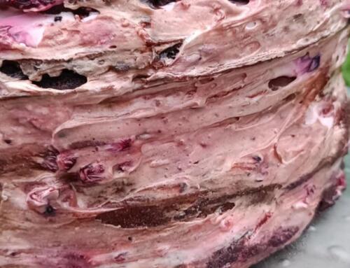Erdei gyümölcsös torta ( glutén, tej, tojás, cukor, szójamentes, vegán )
