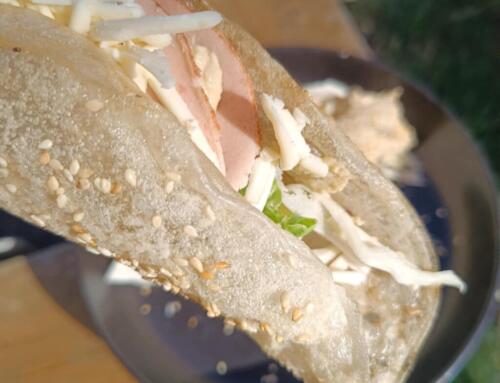 Rizslap taco ( glutén, tej, tojás, cukor, szójamentes, vegán )