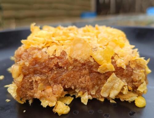 Almás Corn Flakes sütemény ( glutén, tej, tojás, cukor, szójamentes, vegán )