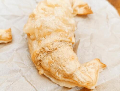 Croissant rizslapból ( glutén, tej, tojás, cukor, szójamentes, vegán)