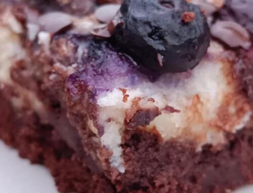 Áfonyás – kókuszos szelet ( glutén, tej, tojás, cukor, szójamentes, vegán )