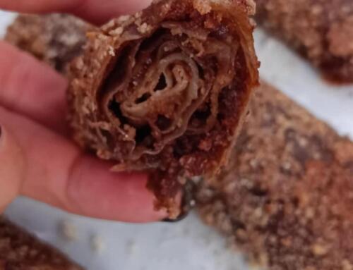 Baklava rizslapból ( glutén, tej, tojás, cukor, szójamentes, vegán )