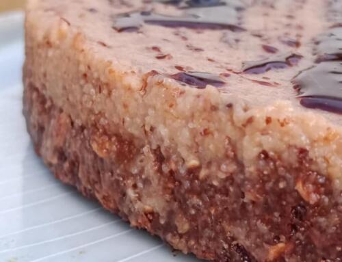 Aszalt szilvás sütemény ( glutén, tej, tojás, cukor, szójamentes, vegán )