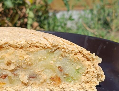 Grizes rétes aszalt gyümölcsökkel ( glutén, tej, tojás, cukor, szójamentes, vegán )