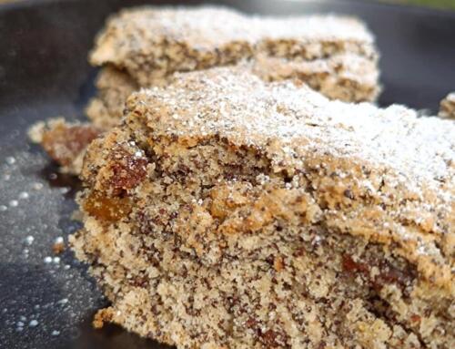 Mákos szelet ( glutén, tej,tojás, cukor, szójamentes, vegán )