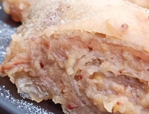 Bejgli – rizslapból ( glutén, tej, tojás, cukor, szójamentes, vegán )