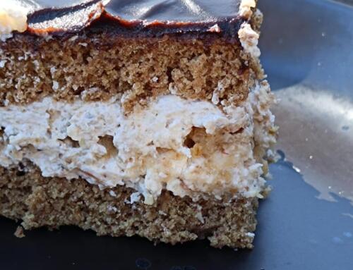 Almás – diós krémes ( glutén, tej, tojás, cukor, szójamentes, vegán )