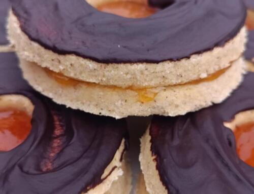 Csokis linzer ( glutén, tej, tojás, cukor, szójamentes, vegán )