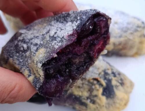 Áfonyás – mákos tekercs ( glutén, tej, tojás, cukor, szójamentes, vegán )