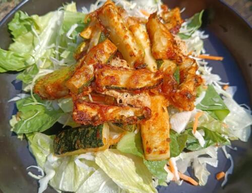 Sajtos cukkini ( glutén, tej, tojás, cukor, szójamentes, vegán )