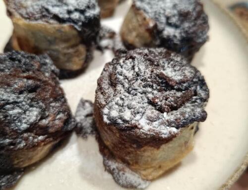 Kakaós – fahéjas csiga rizslapból ( glutén, tej, tojás, cukor, szójamentes, vegán )